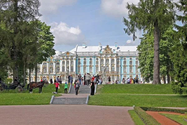 Palacio de Catalina en Tsarskoye Selo en Rusia —  Fotos de Stock