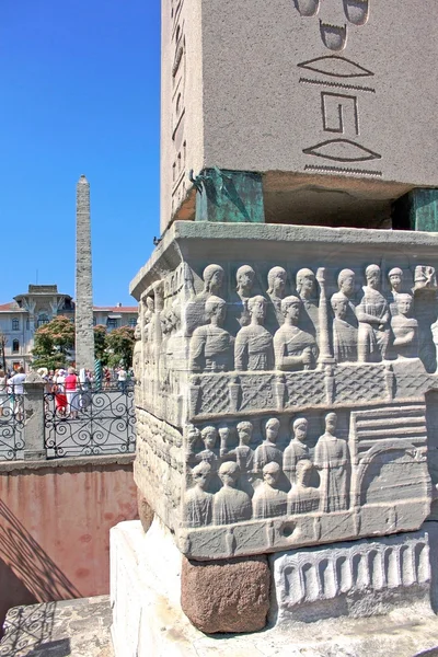 Obeliscul lui Teodosie din Istanbul, Turcia — Fotografie, imagine de stoc