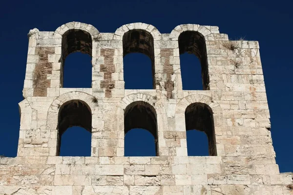 Detail Odeon Herodes Atticus Athens Greece — Stock Photo, Image