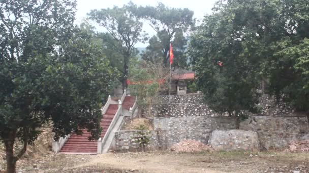 Traditionella buddhistiska tempel i Asien — Stockvideo