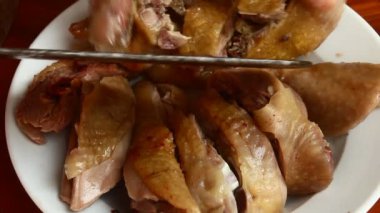 diske yerine bir bıçak ile kesme gıda