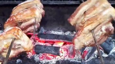 Lezzetli kızarmış et.