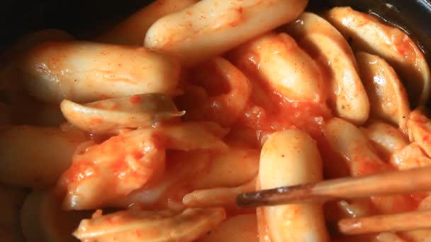 トマトソースの温泉料理 — ストック動画