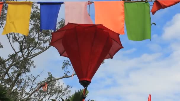 Lantern in traditional festival, vietnam — Stock Video