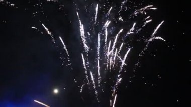 Fireworks uygulamasında geleneksel bir festival, vietnam
