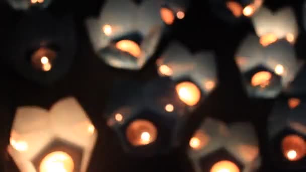 Les bougies dans le festival traditionnel, vietnam 