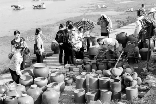 Mercados de cerámica en Vietnam — Foto de Stock