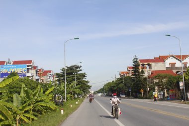 Hai Duong, Vietnam, 30 Temmuz: kırsal köy Vietnam. S Bu