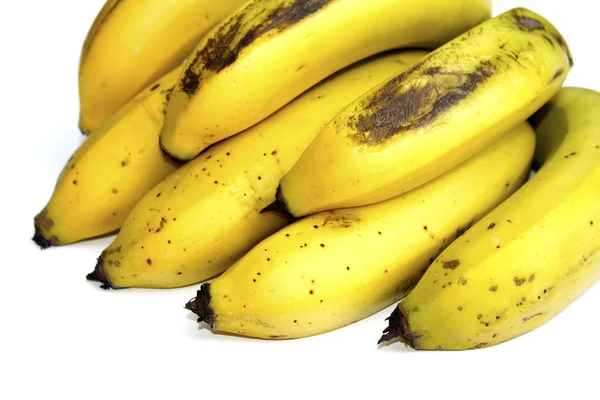 Reife Banane isoliert auf weißem Hintergrund — Stockfoto