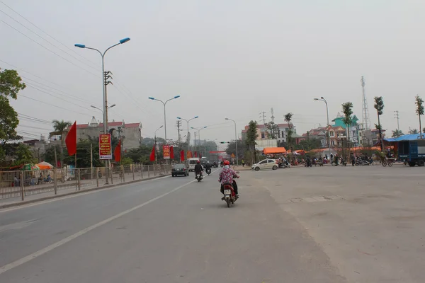 Hai Duong, Vietnam, srpna, 4: provoz na ulicích Vietnamu — Stock fotografie