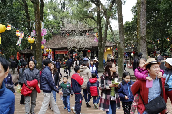 People attended traditional festival — Stock Photo, Image