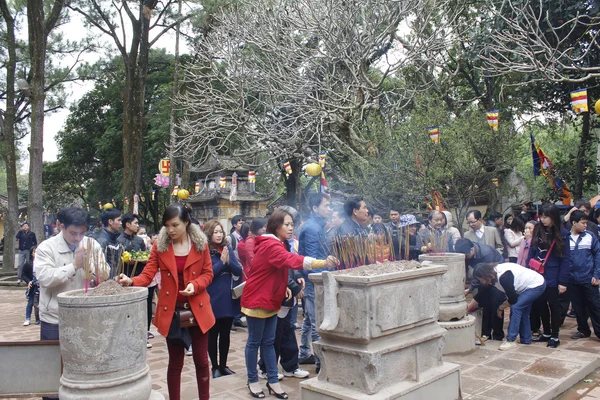 People attended traditional festival — Stock Photo, Image