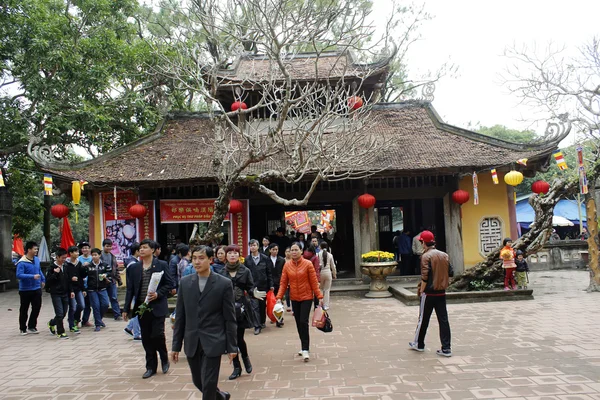 People attended traditional festival — Stock Photo, Image