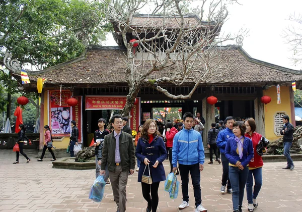 People attended traditional festival — Stock Photo, Image