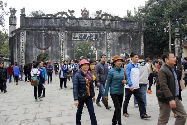 People attended traditional festival — Stock Photo, Image