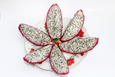 dragon meyve plaka üzerinde