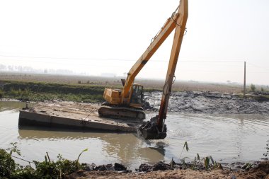 işçi ağır Ekskavatör inşaat evi kontrol 