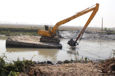 işçi ağır Ekskavatör inşaat evi kontrol 
