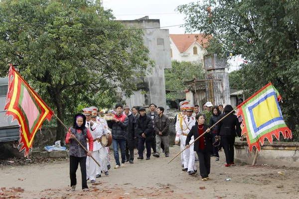 Gente asistió al festival tradicional — Foto de Stock