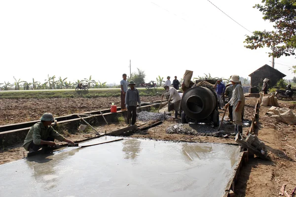 Repairing of concrete road — Stock Photo, Image