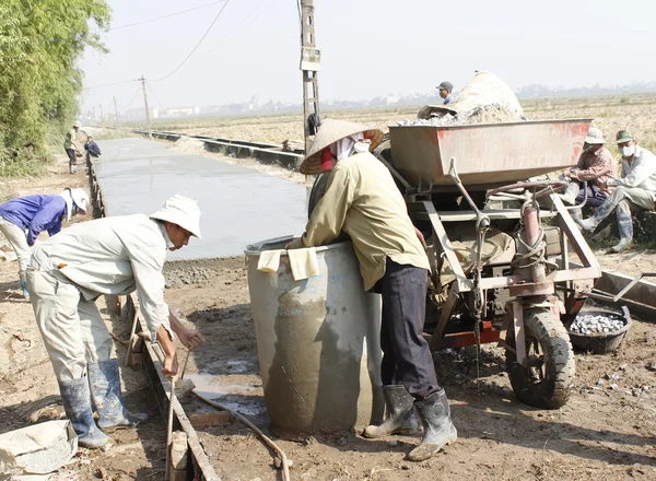 Beton yol tamiri — Stok fotoğraf