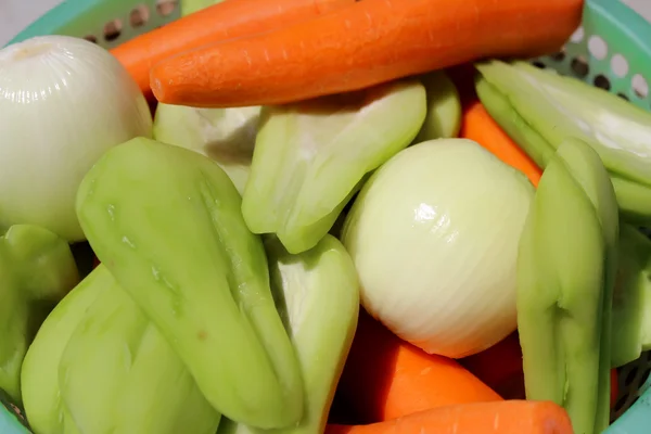 Os legumes e as frutas — Fotografia de Stock