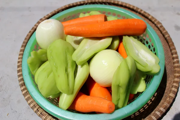 Grøntsagerne og frugterne - Stock-foto