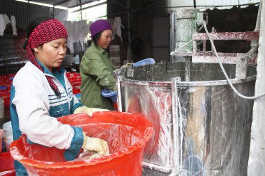  Kudzu un işleme insanlar