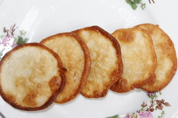 Torta di patate dolci fritte — Foto Stock