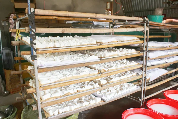Processing Kudzu flour — Stock Photo, Image