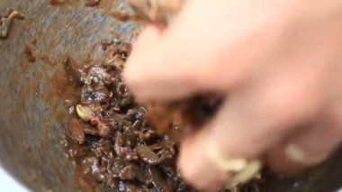 shrim ve yengeç harç ve havaneli gıda işleme