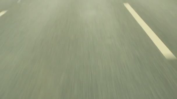 走る車から須藤 — ストック動画