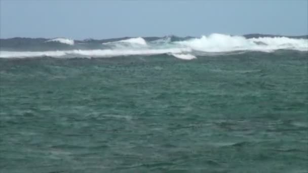 Ondas no mar — Vídeo de Stock