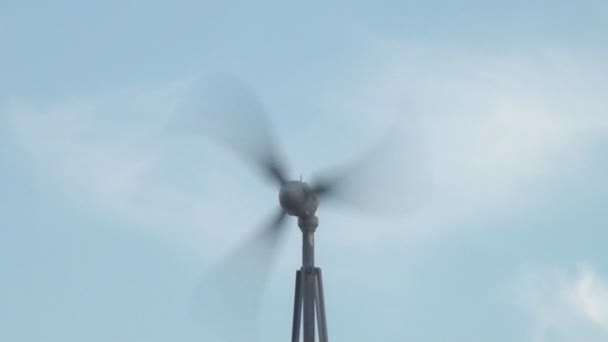 Rotor wind and sky — Stock Video