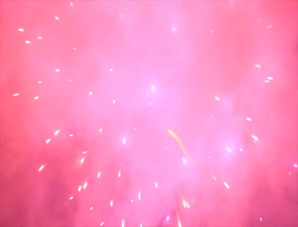 Újévi tűzijáték — Stock videók