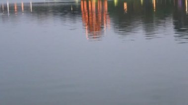 Hoan Kiem Gölü kaplumbağa Kulesi, Hanoi, Vietnam sembolü
