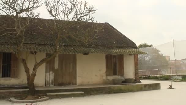 在越南农村房子 — 图库视频影像