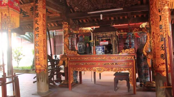 在越南的庙宇 — 图库视频影像