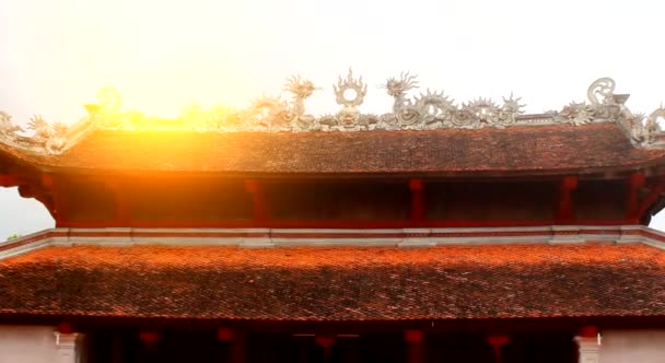 Temple in rural Vietnam — Stock Video