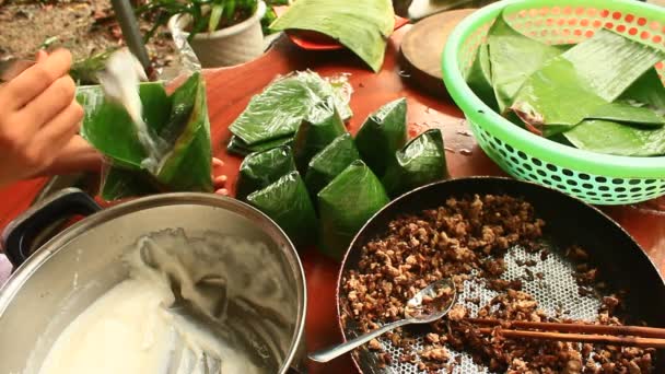 Fabrication de gâteaux à partir de farine de riz et de viande  