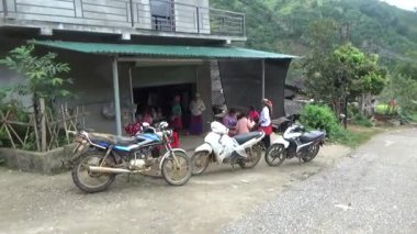 28 Ekim 2025. Mu Cang Chai, Yen Bai, Vietnam. Vietnam dağlarındaki köy.