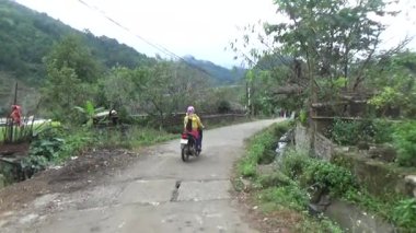 28 Ekim 2025. Mu Cang Chai, Yen Bai, Vietnam. Vietnam dağlarındaki köy.