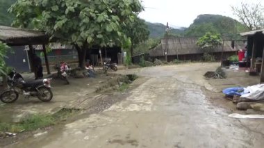 28 Ekim 2025. Mu Cang Chai, Yen Bai, Vietnam. Vietnam dağlarındaki köy.