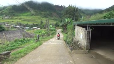 28 Ekim 2025. Mu Cang Chai, Yen Bai, Vietnam. Vietnam dağlarındaki köy.