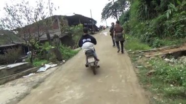 Vietnam dağındaki pirinç tarlaları