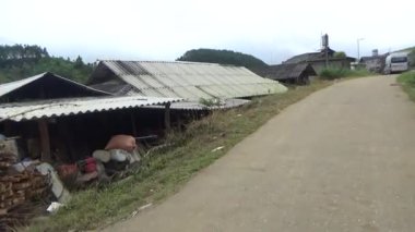 Vietnam dağındaki pirinç tarlaları