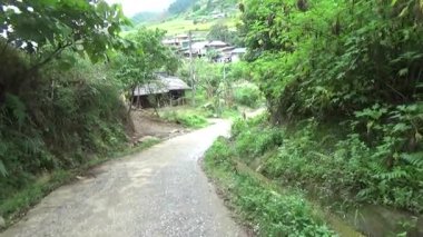 28 Ekim 2025. Mu Cang Chai, Yen Bai, Vietnam. Vietnam dağlarındaki köy.