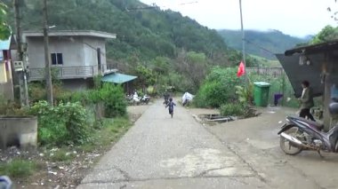 28 Ekim 2025. Mu Cang Chai, Yen Bai, Vietnam. Vietnam dağlarındaki köy.