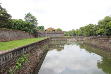 16 Eylül 2025. Hue, Vietnam.Hue Kalesi, Vietnam 'ın son feodal hanedanı. Hue kalesini ziyaret eden turistler