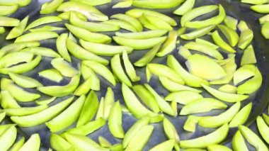  doğranmış mango olduğunu
